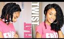 Flat Twist Out on Natural Hair Wig► Natural Hair Protective Styles