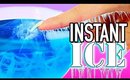 DIY Edible Instant ICE!! Freeze Water in Seconds like MAGIC!!