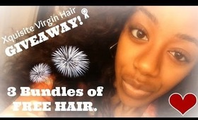 VIRGIN HAIR GIVEAWAY - Xquisite Virgin Hair Brazilian Deep Wave [$310]