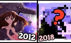RE-CREATE MY INSTA FIRST DRAWING!!! (2012 vs 2018)