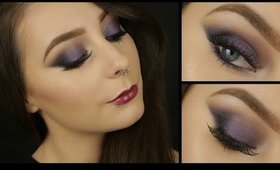 Purple Smokey Eye | w7 In The Night & GIVEAWAY