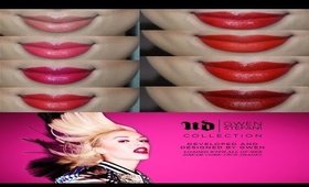 Urban Decay Gwen Stefani Lipstick Swatches