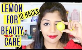 LEMON Beauty HACKS BENEFITS For Skincare & haircare | SuperPrincessjo