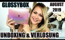 Glossybox August 2019 | UNBOXING & VERLOSUNG