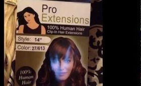 Pro Extensions Review Bad & Good 14 inch Clip Ins