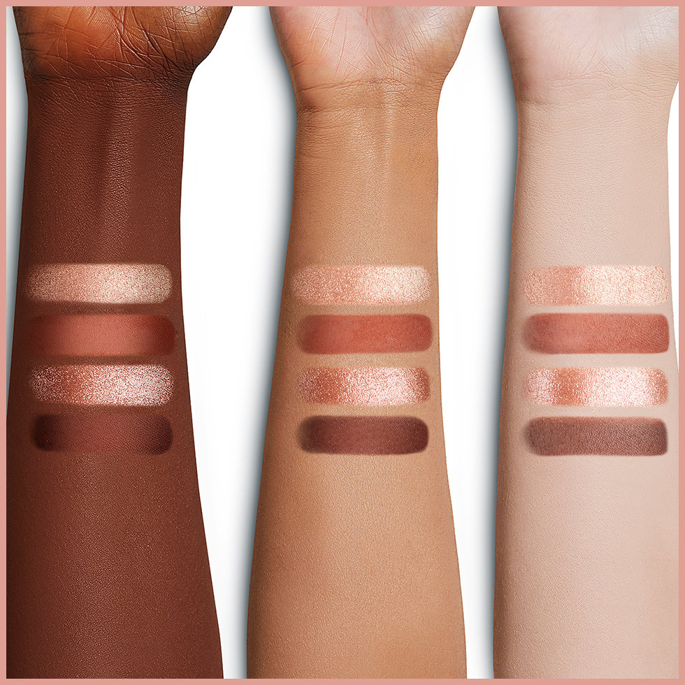 Charlotte Tilbury's Luxury Palette in Pillow Talk Dreams Swatches