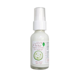 100% Pure Organic Cucumber Eye Cream Gel