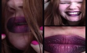 Dark Purple Ombre Lip