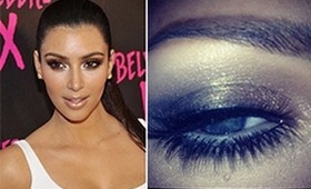 How to kim kardashian brown smokey eyes