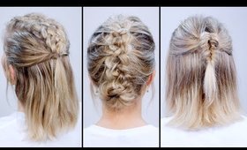 Braided HEATLESS BACK TO SCHOOL Short Hairstyles | Milabu