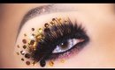 Sexy Bronze New Years Eve Makeup Tutorial with Glitter / Crystals & Rhinestones Collab