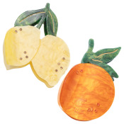 Frasier Sterling Lemon Clip Set (Portofino)