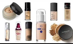 THE BEST FOUNDATIONS 2012 - FROM DRUG STORE TO HIGH END!