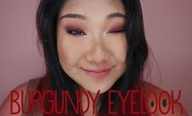 Burgundy Smokey Look | Lorac Mega Pro Palette