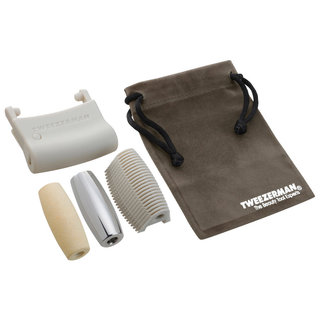 Tweezerman 3-in-1 Facial Roller Set Gray