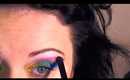 Napoleon Prismatic Quad Rainbow eye makeup tutorial