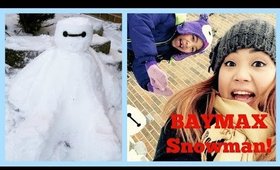 Do you want to build Baymax snowman? Vlogs S4E3 | Grace Go