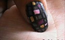 Colorful Checks Nail design- Easy Nail Art For Beginners and Really Easy Nail Art For Short Nails