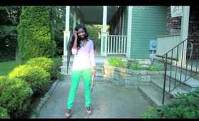 Lavender and Mint Outfit of the Day (OOTD)