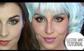 Electric Mint Tutorial: From Day to Play (NYX Face Awards Entry)| Bailey B.