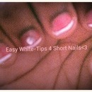 White-Tips For Short Nails