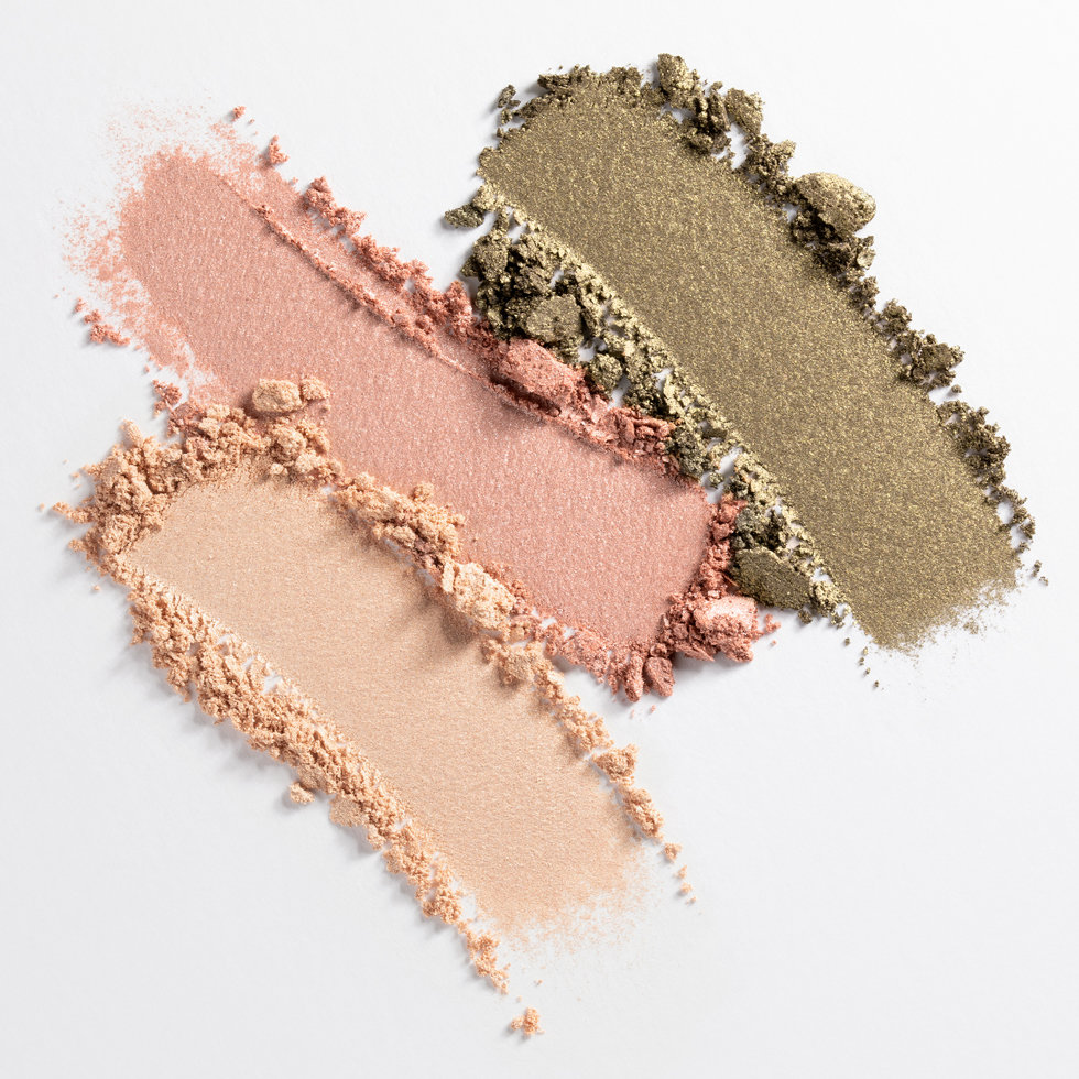 Chantecaille Sea Turtle Eyeshadow Trio in Warm Swatch