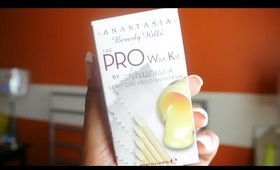 DIY : Eyebrow Waxing at Home! Ft. Anastasia Pro Wax Kit! ♡