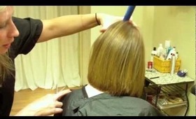 Layered Bob Haircut with Texture: Hair Tutorial