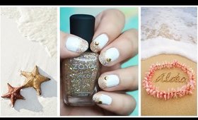 How to get a sandy texture on your nails. | Jessijaybeauty