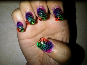 Zebra Nails