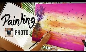 DIY Instagram Acrylic Painting  | ANNEORSHINE