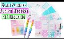 Glam Planner Mystery Kit: AUGUST UNBOXING , Monthly Unboxing, Monthly Mystery Subscription