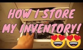 How I Store my Inventory in a SMALL APARTMENT | Online Fashion Reseller on Poshmark and Ebay