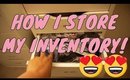 How I Store my Inventory in a SMALL APARTMENT | Online Fashion Reseller on Poshmark and Ebay