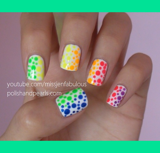 Rainbow Polka Dots! | MissJenFabulous F.'s (missjenfabulous) Photo ...