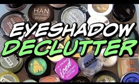 Single Eyeshadow Declutter 2019 | Decluttering My Makeup Collection