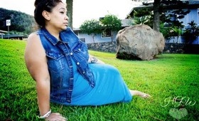 Too Cool in Blue - Plus Size Casual Summer Outfit of the Day!