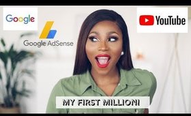 HOW I MADE MY FIRST MILLION ON YOUTUBE | MAKING MONEY ON YOUTUBE | DIMMA UMEH