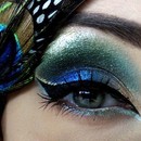Peacoke Eye Makeup