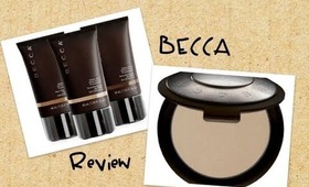 BECCA Matte Skin Shine Proof Foundation + Blotting Powder Perfector Review