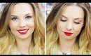 Gold & Red Holiday Makeup Tutorial