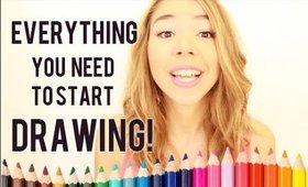 EVERYTHING YOU NEED TO START DRAWING !! Drawing Tools