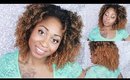 Snatched Spring Hairstyle | OUTRE BIG BEAUTIFUL HAIR 4A-KINKY | Natural Hair  Half Wig