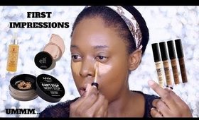 TESTING NYX CAN'T STOP WON'T STOP CONCEALER & MORE...