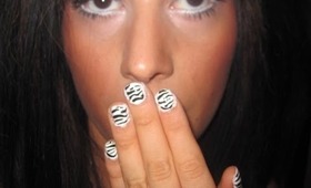 Zebra Nails♥