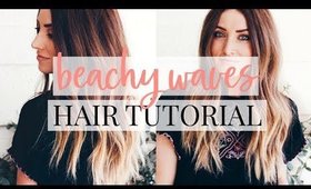 Beachy Waves Hair Tutorial: Everyday Relaxed Curls | Kendra Atkins