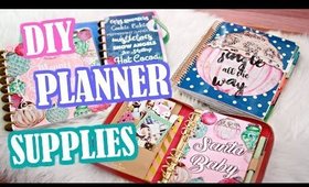 DIY PLANNER SUPPLIES: Plan With Me Holiday Spread! | Belinda Selene