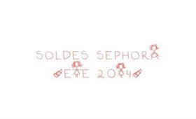 Sephora Soldes Eté 2014 / Miss Coquelicot