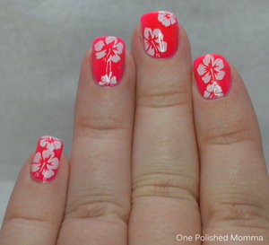 http://onepolishedmomma.blogspot.com/2015/05/hibiscus-floral-stamping.html