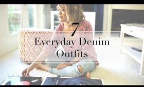 7 Everyday Denim Outfits | Fall Styling | ANNEORSHINE